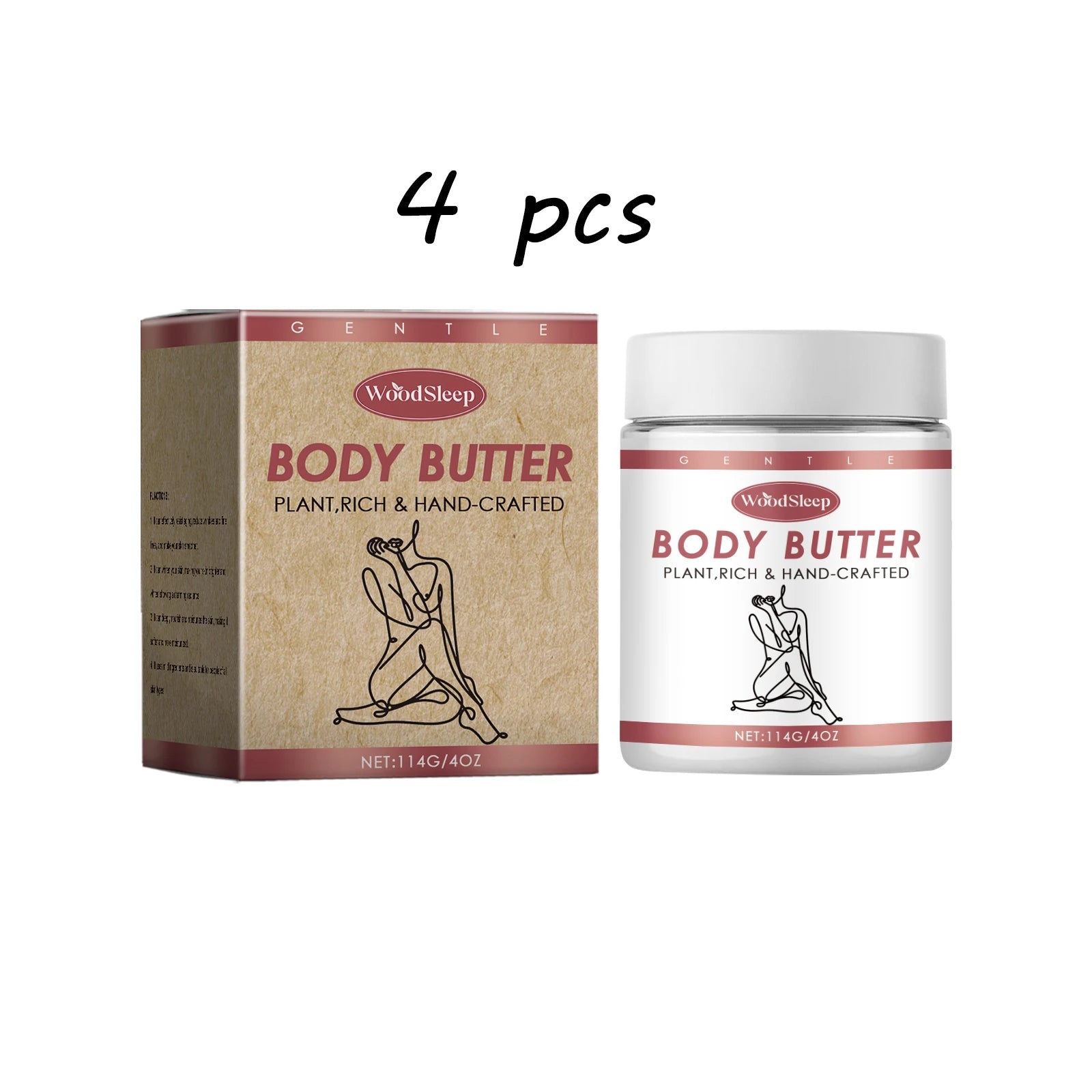 Woodsleep Moisturizing Body Cream Repair Dryness and Roughness Non-greasy Smoothing Firming Reduce Wrinkle Darkness Body Butter