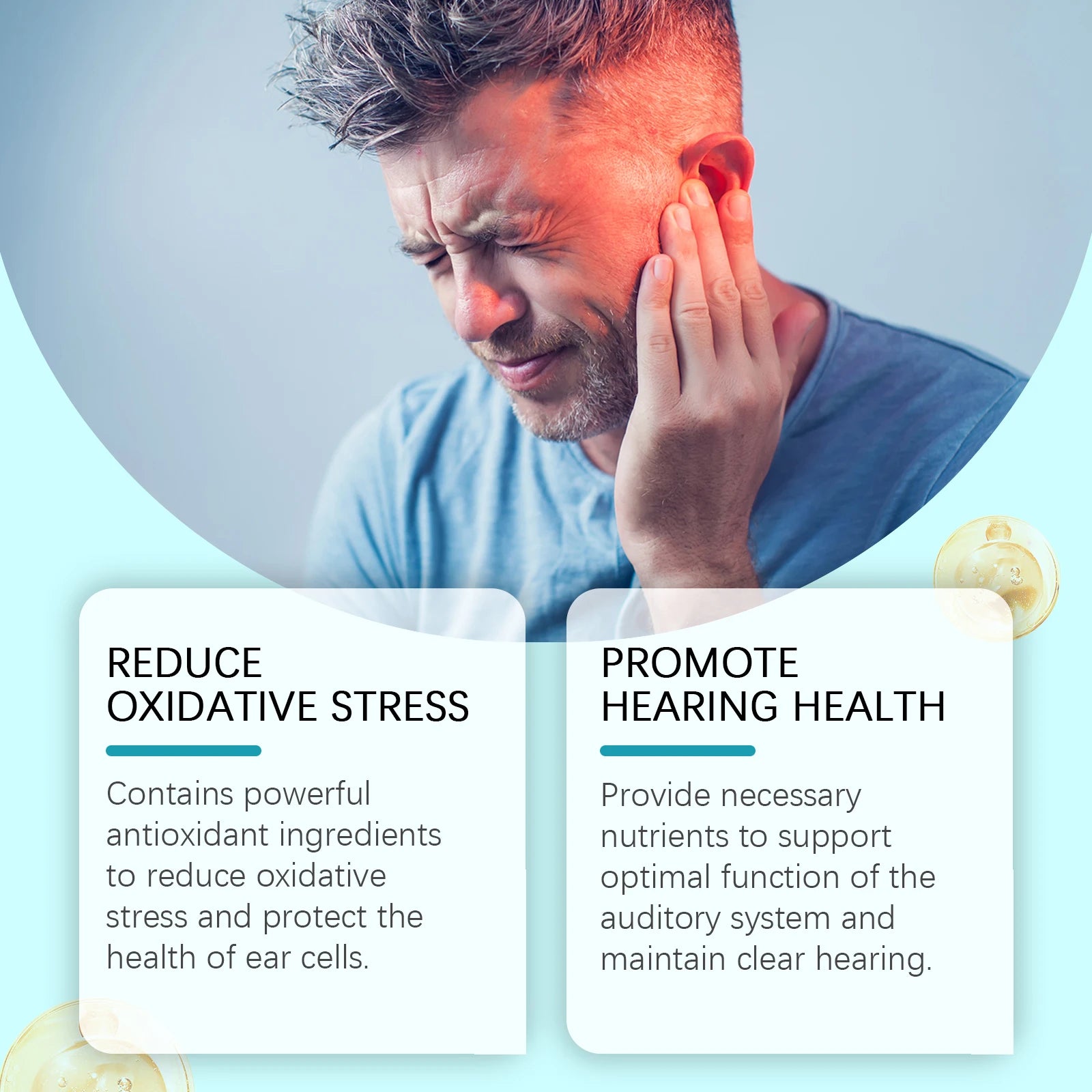 30pcs Googeer Tinnitus Relief Capsules Protect Ear Cells Health Provide Nutrition Keep Clear Hear Body Treatment Capsules