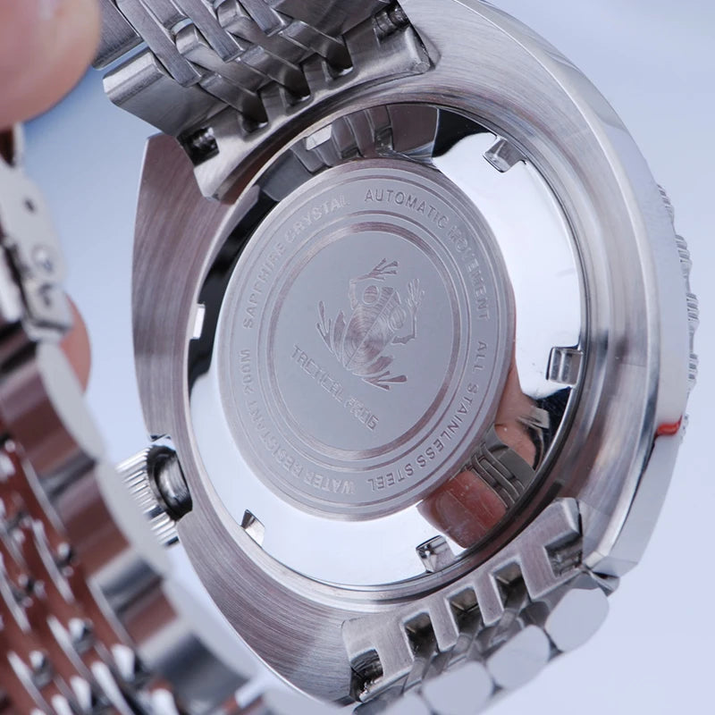 Tactical Frog Diver Watches Mens SUB 300 Sapphire 20ATM Water Resistance C3 Luminous Stainless NH35 Automatic Mechanical Watch