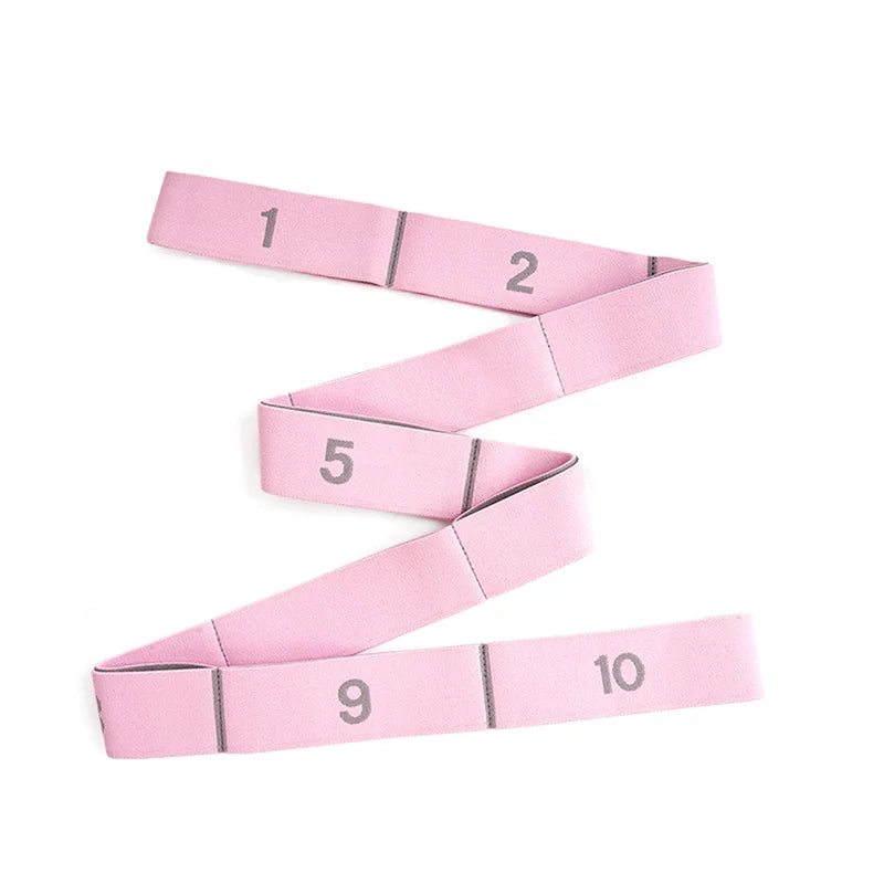 Yoga Stretch Band – 11 Grid Elastic Band for Flexibility & Posture