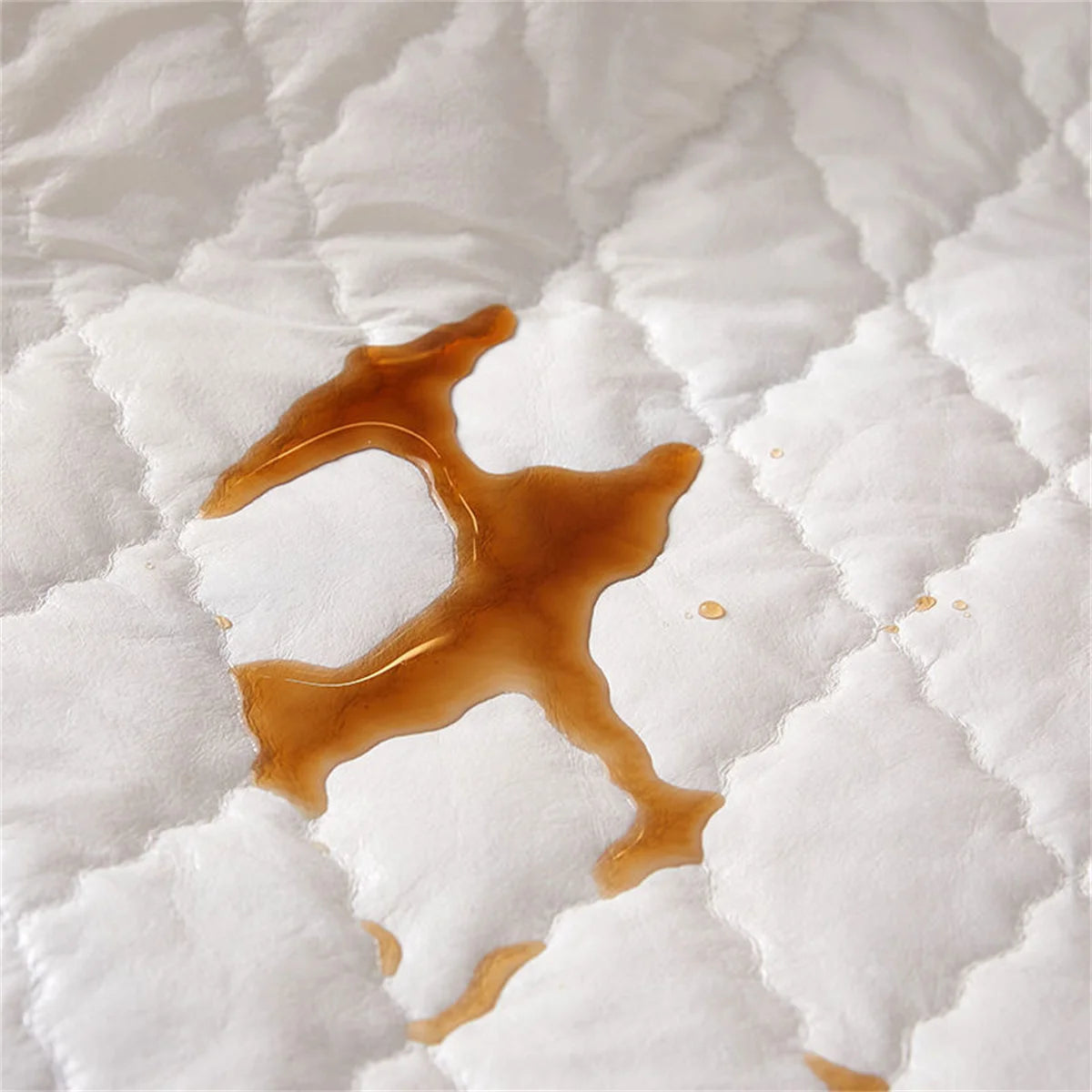Super Waterproof Quilted Mattress Cover King Queen Size Anti-mite Air-Permeable Bed Pad Cover Not Including Pillowcase