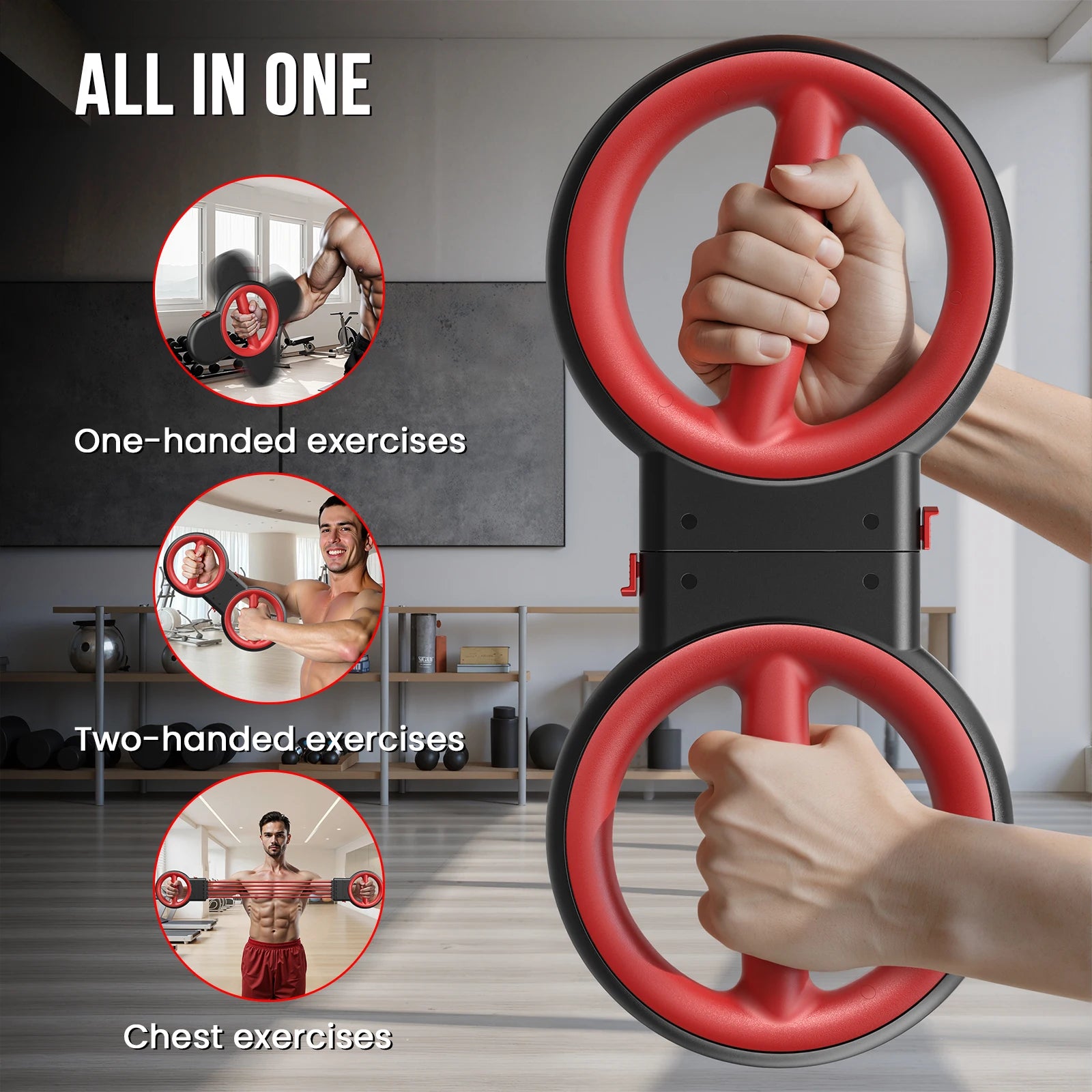 AKLUER Rotator Burn Machine, 3-in-1 Multi-Functional Arm Exerciser,Ideal for upper body strength training at home and gyms