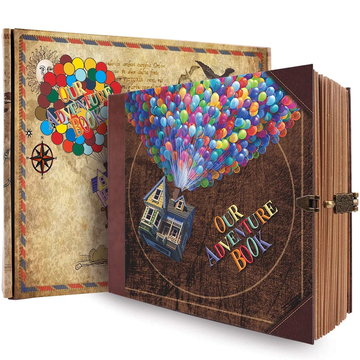 146 Page Our Adventure Book DIY Handmade Photo Album Scrapbook Retro Kraft Album Anniversary Wedding Memory Mother&