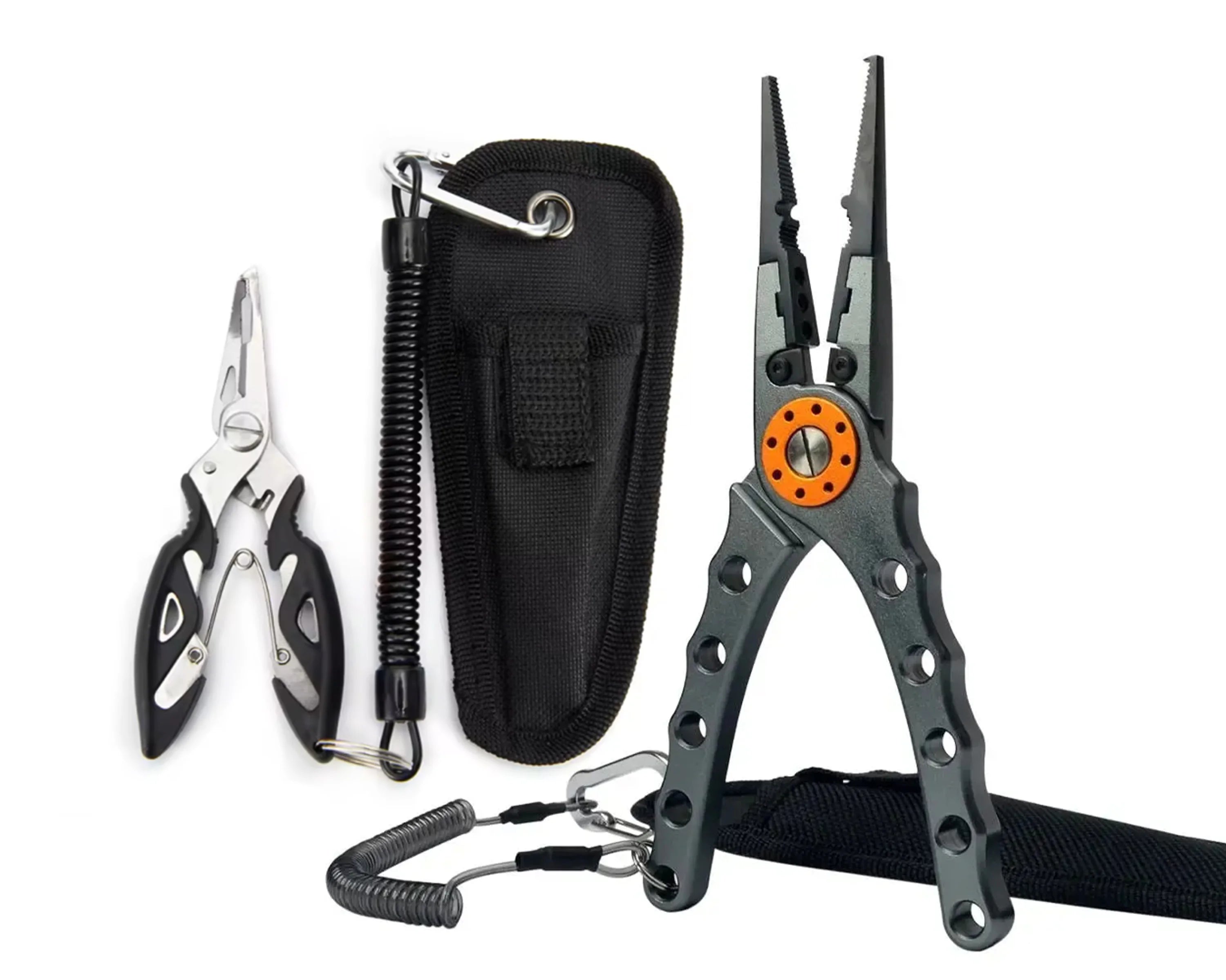 Outdoor fishing pliers, line cutters, multifunctional aluminum alloy scissors hooks, remove 150g 20cm fishing equipment