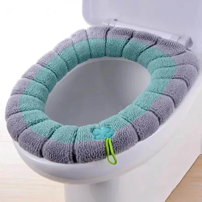 Warm Toilet Seat Cover Comfortable Thick Knitted