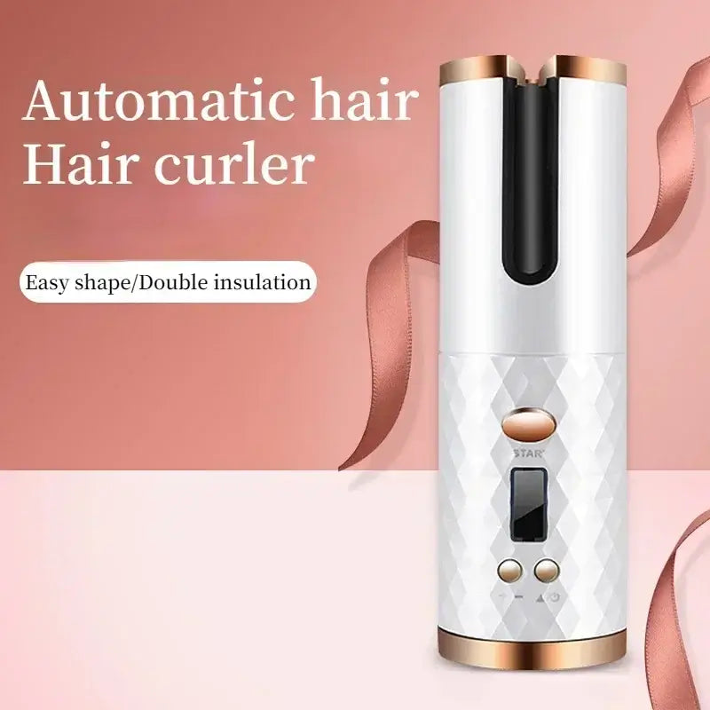 Portable Wireless Automatic Hair Curler 3 Color