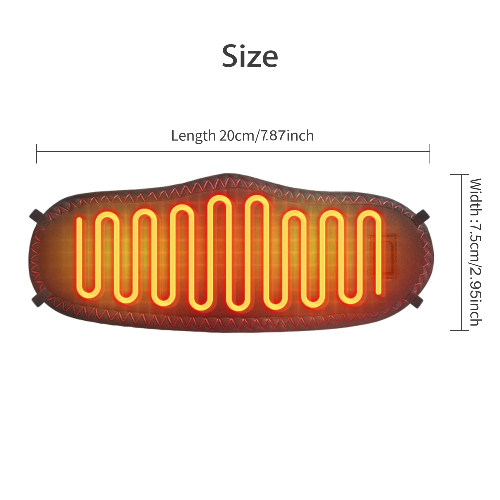 3 Gears Timing Heating Nose Pads Resistant Heating Nose Covers for Snoring Allergic Prevention Relax Respiration