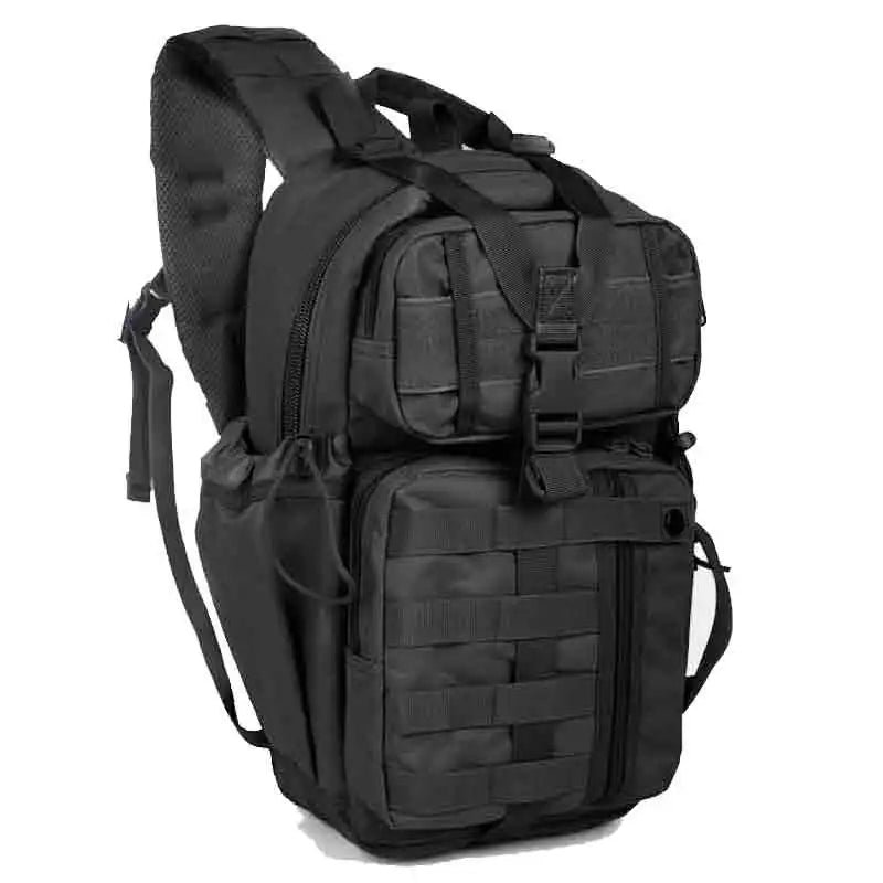 Tactical Sling Bag Hunting Pack Military Shoulder Backpack Bowmen Bag Black Men&