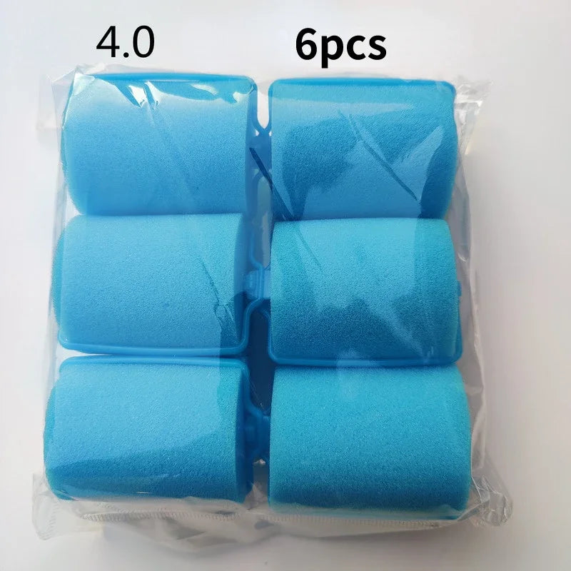 6-14Pcs/Lot Sponge Hair Rollers Foam Hair Roller Sleeping Hair Curlers Flexible Styling Curlers Sponge Curlers Random Color 2025