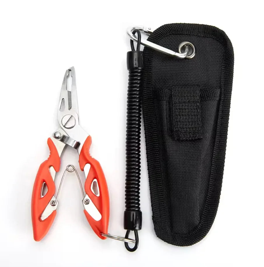 Outdoor fishing pliers, line cutters, multifunctional aluminum alloy scissors hooks, remove 150g 20cm fishing equipment