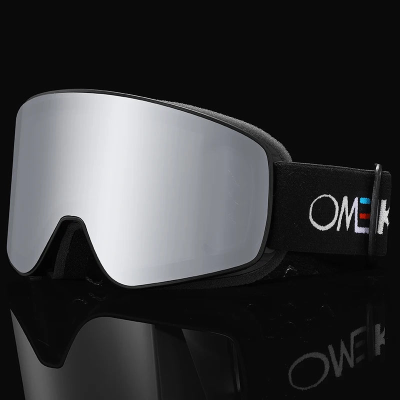 OMEKOL BRAND NEW Double Layers Anti-Fog Ski Goggles Snow Snowboard Glasses Outdoor Sport Snowmobile Eyewear