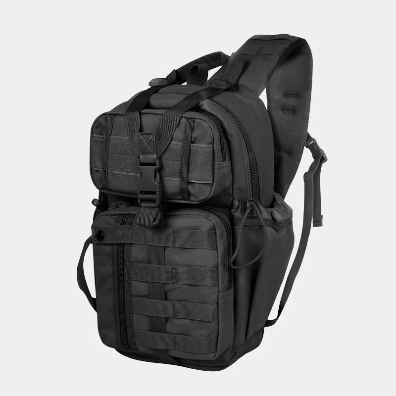 Tactical Sling Bag Hunting Pack Military Shoulder Backpack Bowmen Bag Black Men&