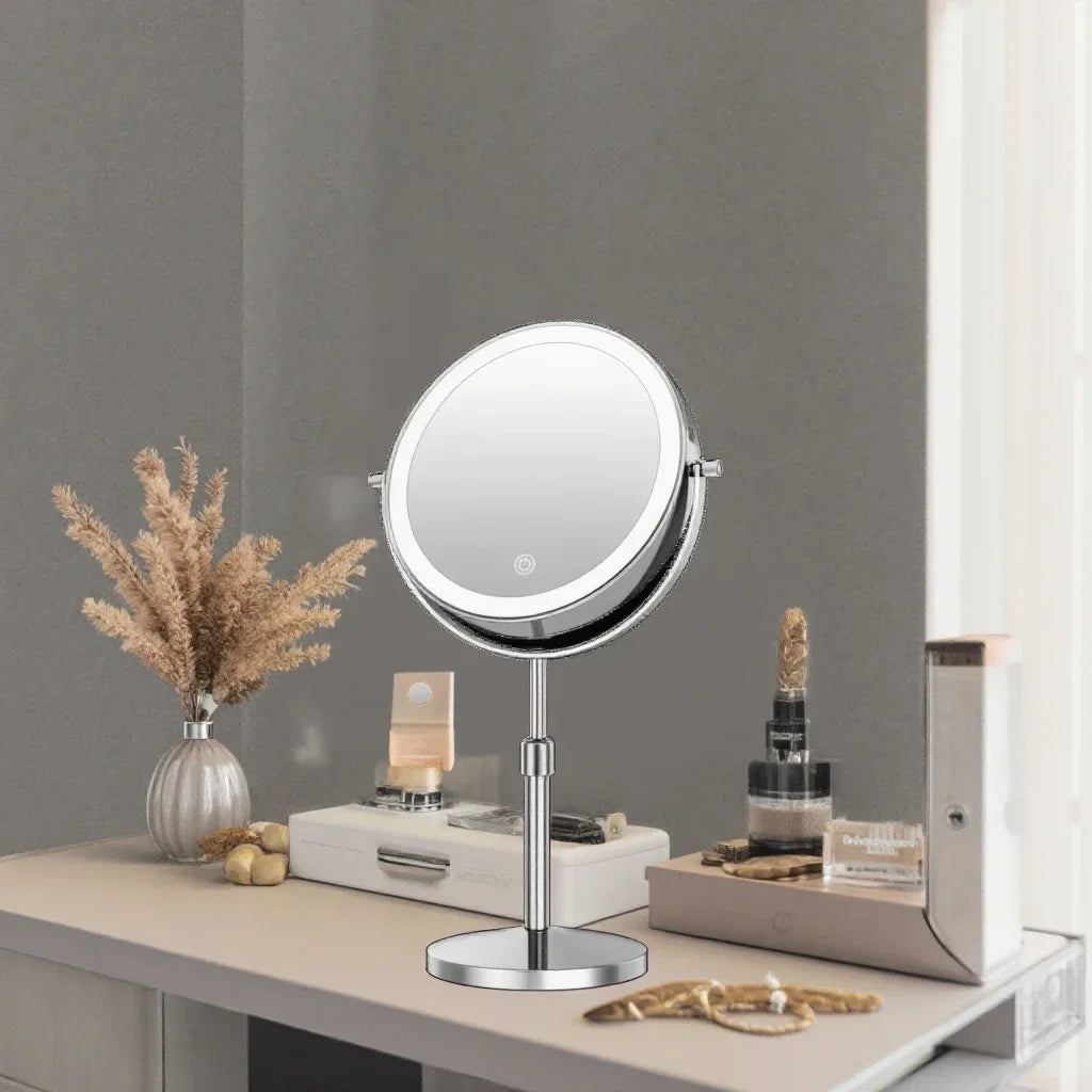 7 Makeup Mirror with Light USB Rechargeable