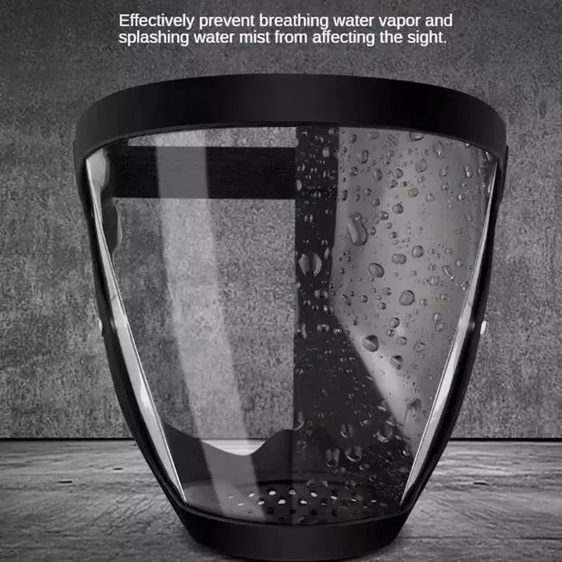 Full Face Shield Mask Transparent Head Eye Safety Protective Cover Glasses Screen Visors Dust WindProof Anti-Fog Kitchen Tools