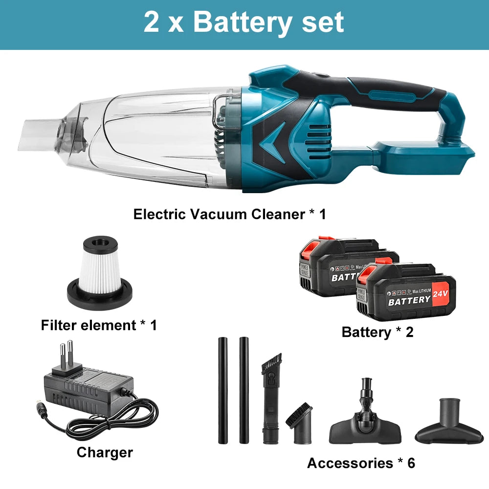 10000PA Electric Vacuum Cleaner Cordless Handheld Portable Wireless High Power Household Cleaning Tools For Makita 18V Battery