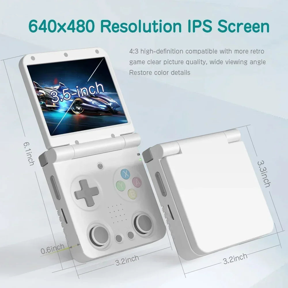 MIYOO FLIP V2 Handheld Game Players 3.5&