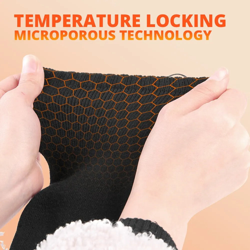 Winter Heated Socks 5000mAh APP Control Thermal socks Electric Heating Ski Socks Thermal Heated Foot Warmer Ski Sports
