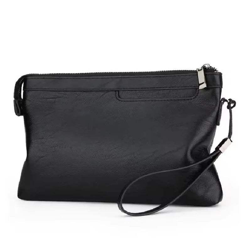 Business Clutch Bag High Quality PU Envelope Bags Fashion Brand Design Handbags Casual Travel Men&