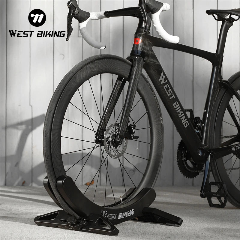 WEST BIKING Bicycle MTB Floor Stand Indoor Bike Parking Racks Adjustable Widely Adaptable For Road Mountain Bike Accessories