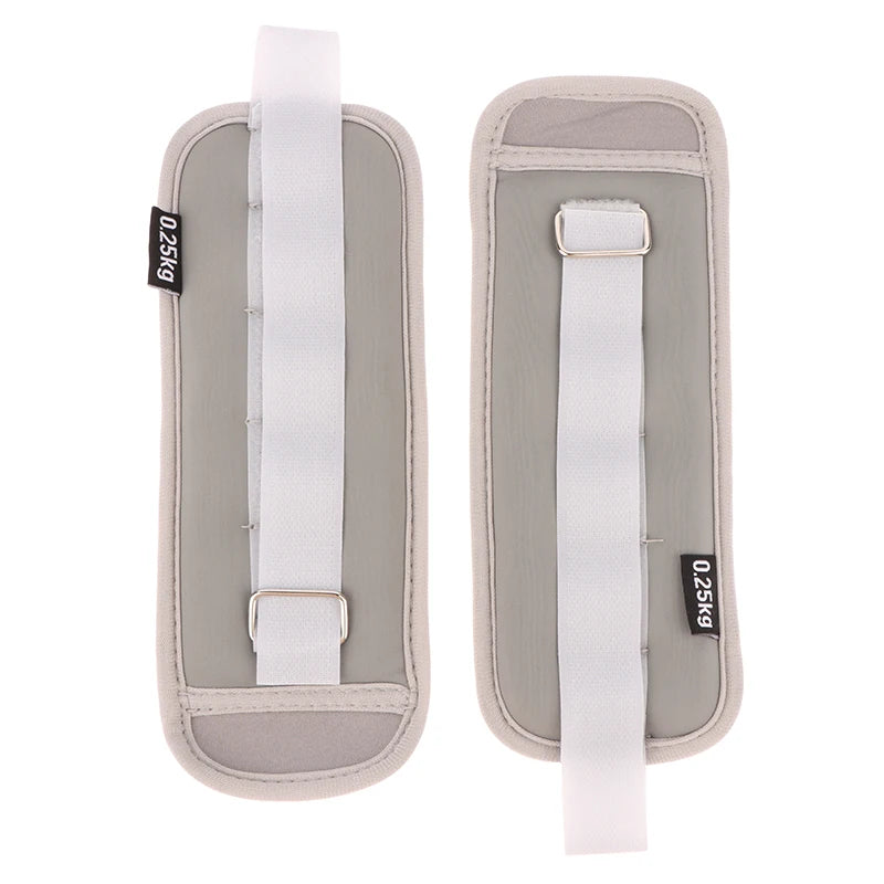 1Pair Adjustable Ankle Weights (0.25kg*2pcs) Neoprene Leg Arm Straps For Fitness Aerobics Physical Therapy For Women Men Kids