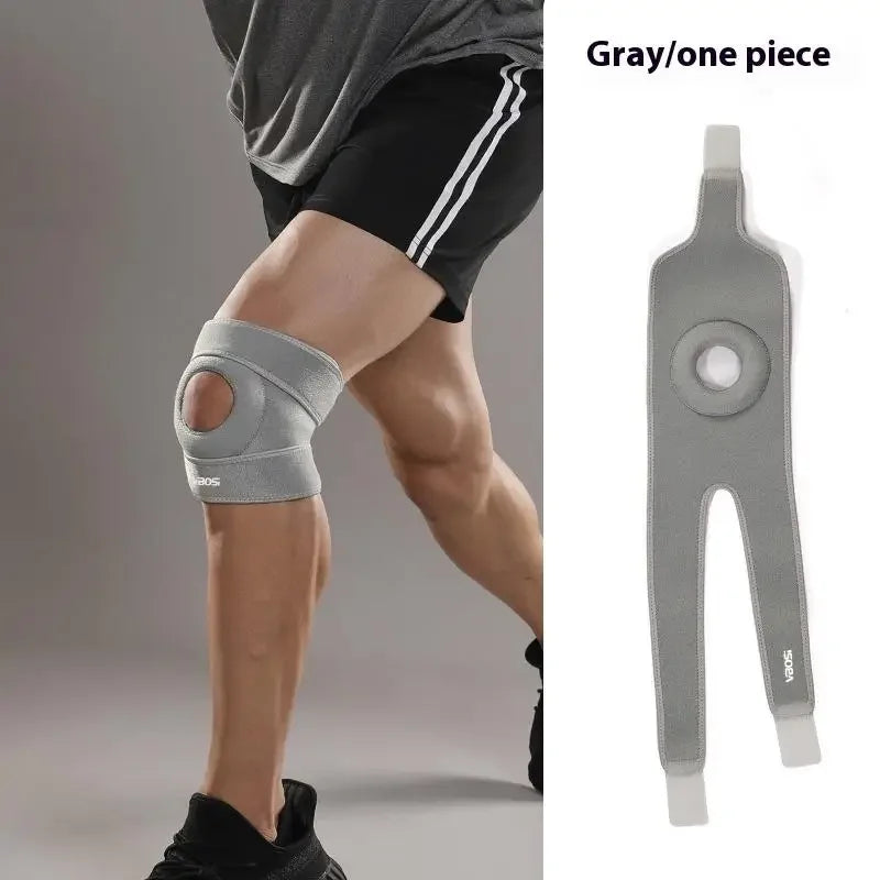 1Pcs Micro-Elastic Adjustable Knee Pad Joint Support Breathable Sports Kneepad Guard with Patella Protector for Meniscus Ligamen