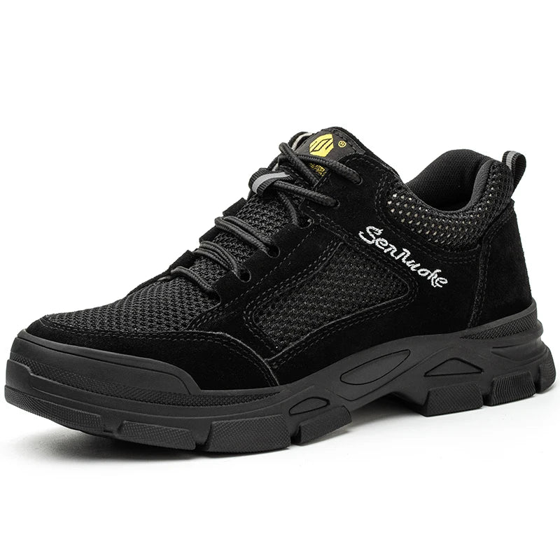 Safety Shoes Men for Work Lightweight Sport Sneakers Steel Toes Free Shipping Safety Tennis Protection for the Feet Original