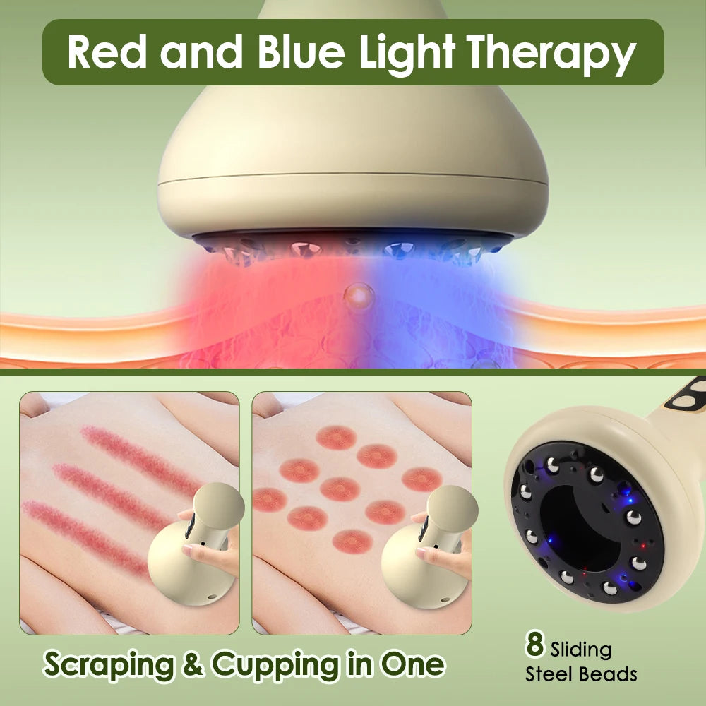 Electric Cupping Machine Scraping Device Electric Meridian Brush Universal Massage Device For The Whole Body Home Massage