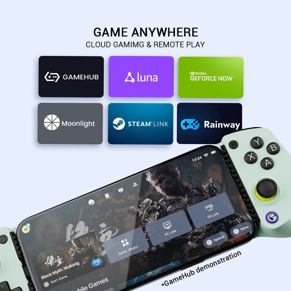 GameSir X5 Lite Mobile Gaming Controller for Android iPhone 16/15 - Lightweight Design, Hall Effect, No-Drift, App Customization