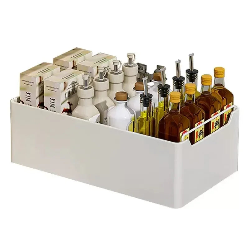 Pull Out Cabinet Organizer with Slide Rails Storage Rack