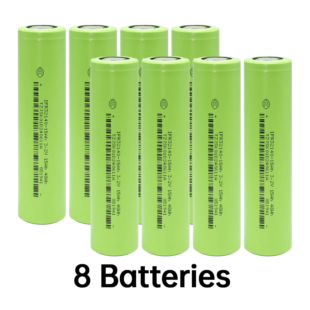 15Ah 32140 Lifepo4 Battery 3.2V 48WH Large Capacity Scooter Battery Cell A-grade Lifepo4 32140 Eve for Assembling Battery Pack