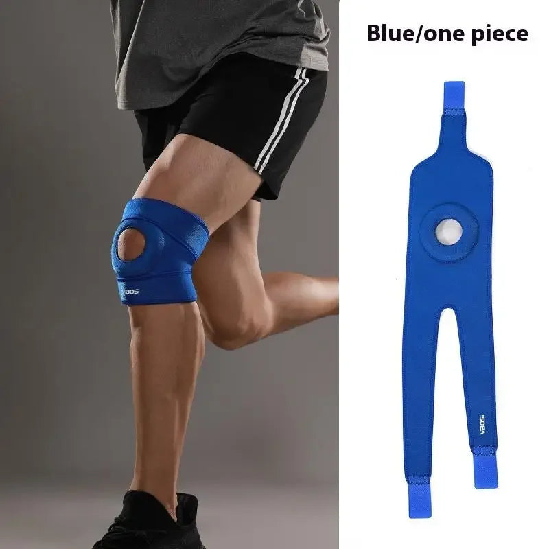 1Pcs Micro-Elastic Adjustable Knee Pad Joint Support Breathable Sports Kneepad Guard with Patella Protector for Meniscus Ligamen