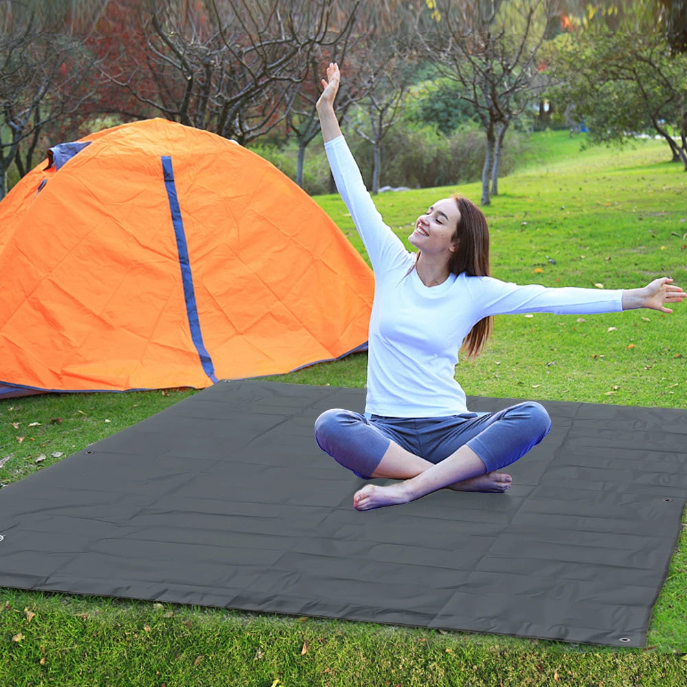 Picnic Mat Waterproof Ultralight Pocket Tent Footprints Beach Tarp Foldable Picnic Blanket Beach Mat for Travel Climbing