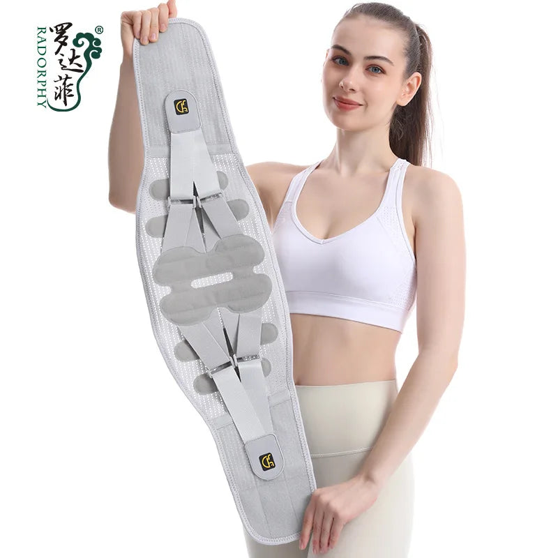 Wide Breathable Lumbar Support Belt for Disk Herniation Waist Pain Relief Back Support Guard for Lumbar Disc Herniation