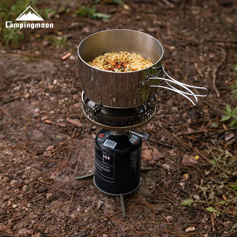 CAMPINGMOON OD-4 Scott High Mountain Stove Camping Large Diameter Windproof and Stable Pressure Stove Head High Power Gas Stove