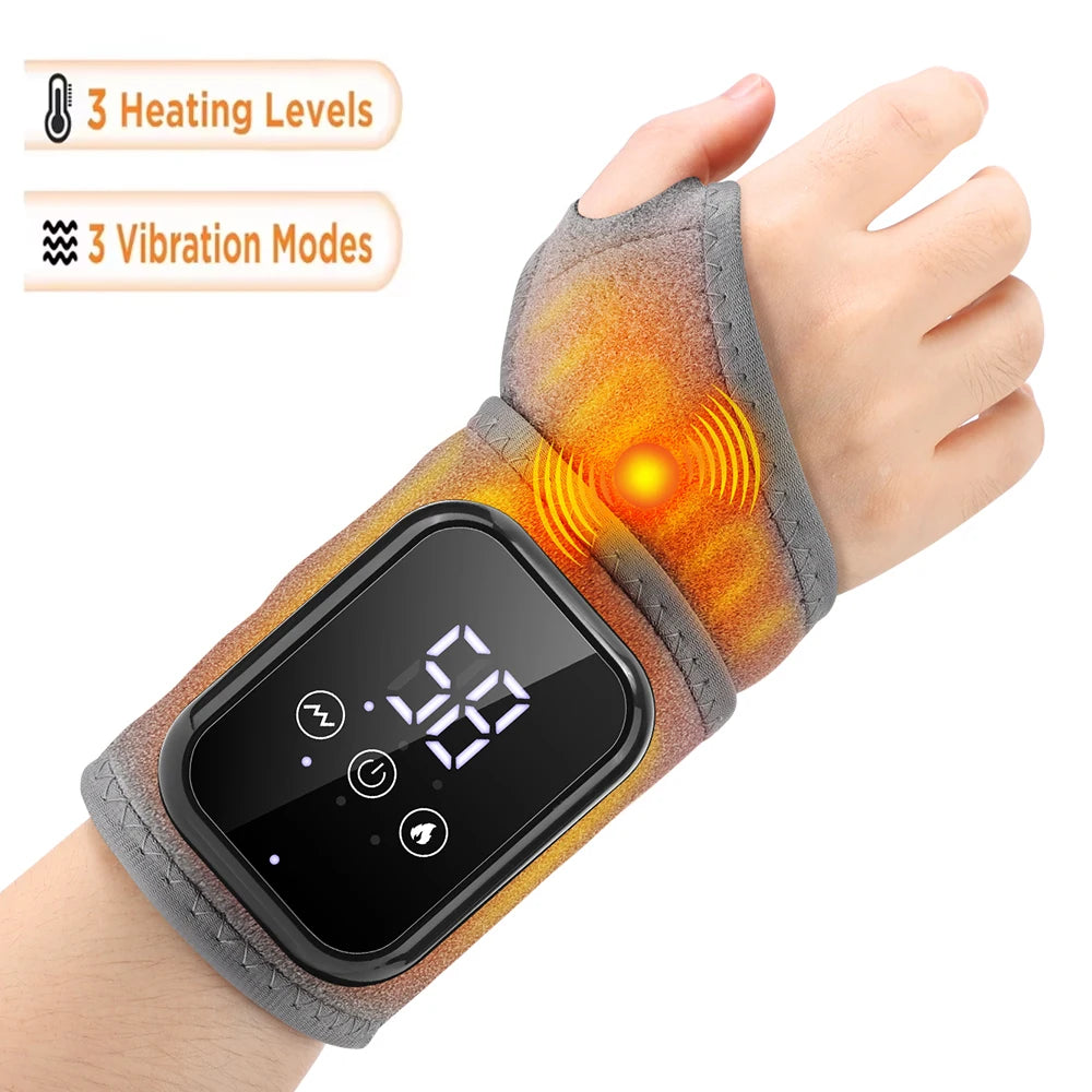 Foot Heat Massager Hot Compresses Vibration Massager Breathable Material USB Foot and Ankle Joint Hot Compress Protection