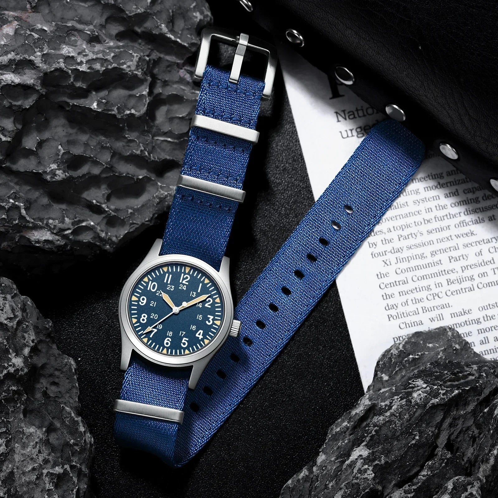 MILITREK 2025 New Men Quartz Watch VH31 37mm Military Waterproof 100M Sapphire Glass Luminous Stainless Steel Reloj Hombre
