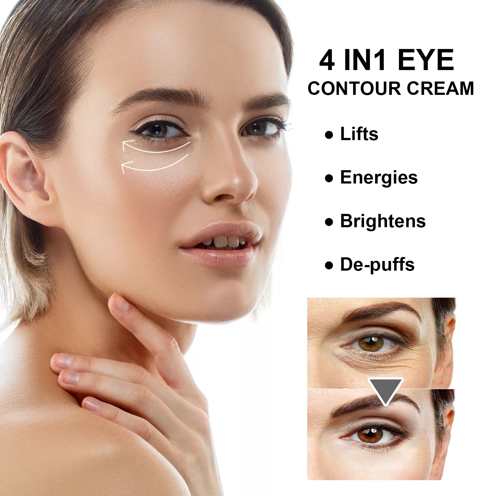 EELHOE Collagen Care Eye Cream Fades Fine Lines, Tightens the Eye Area, Moisturizes and Nourishes the Skin, Eye Care Cream