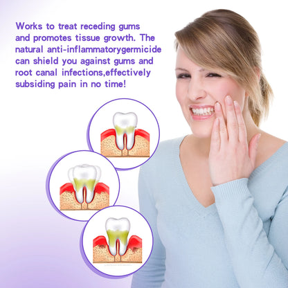 EELHOE Gum Care Toothpaste Mousse Relief Discomfort Soothing Gum Cleaning Teeth Stains Mild Formula Purple Dental Care Cleaner
