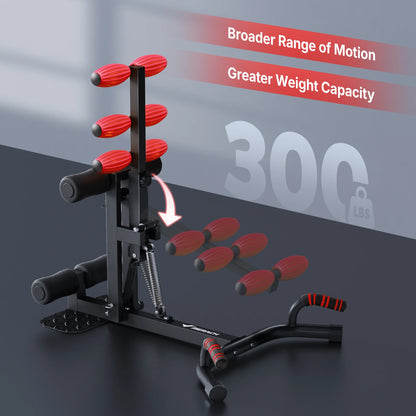 MERACH Deep Squat Machine Adjustable Glutes Trainer Machine Core Leg Push Up Workout Machine Multifunctional Buttocks Machine