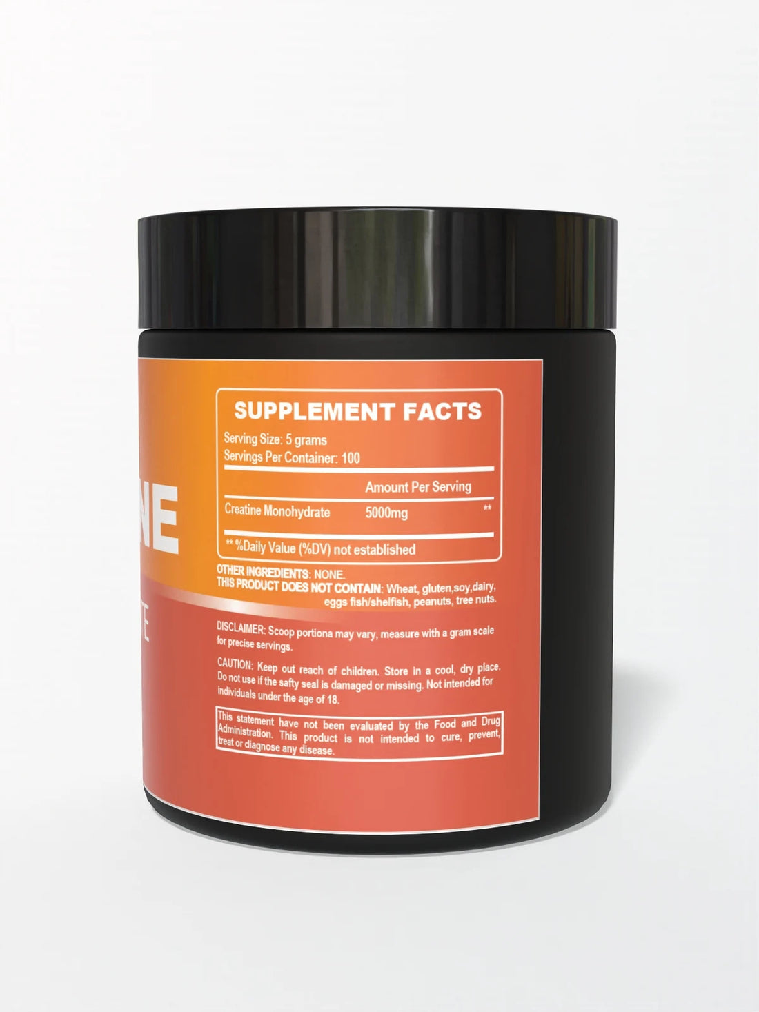Nature4U Micronized Creatine Monohydrate Powder 500G, 5000mg Per Serving (5g), Pure Creatine ,Unflavored, 100 Serving