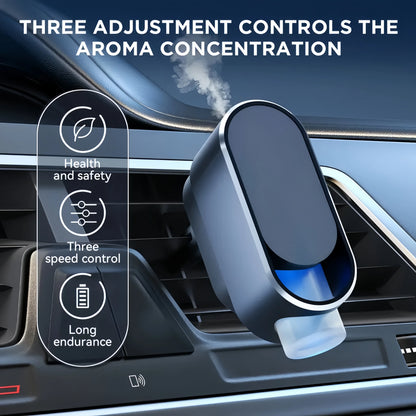 Car Aromatherapy Diffuser Set Car interior accessories comes with four bottles of perfume and a rechargeable cable car aromather