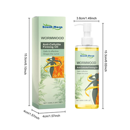 South Moon Wormwood Body Shaping Oil Enhance Skin Elasticity Burning Fat Tightening Reduce Sagging Moisturizing Body Essence Oil
