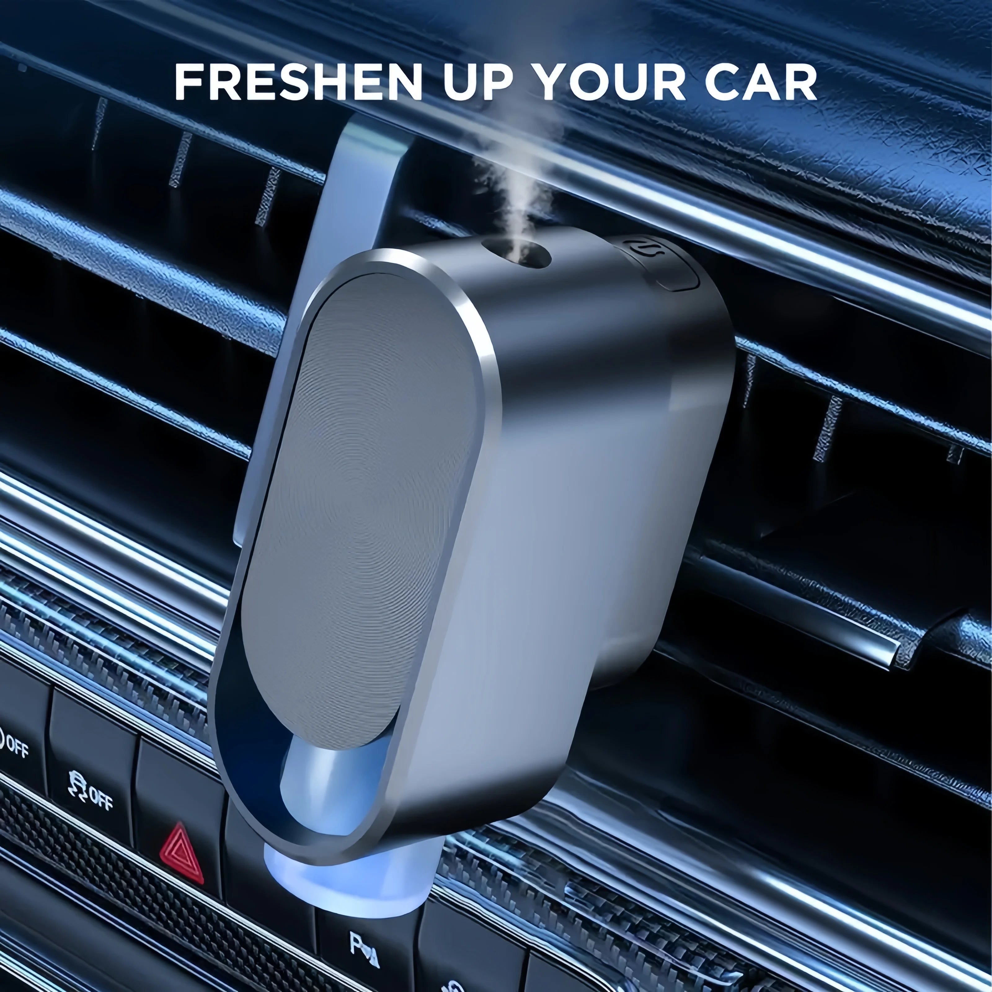 Car Aromatherapy Diffuser Set Car interior accessories comes with four bottles of perfume and a rechargeable cable car aromather