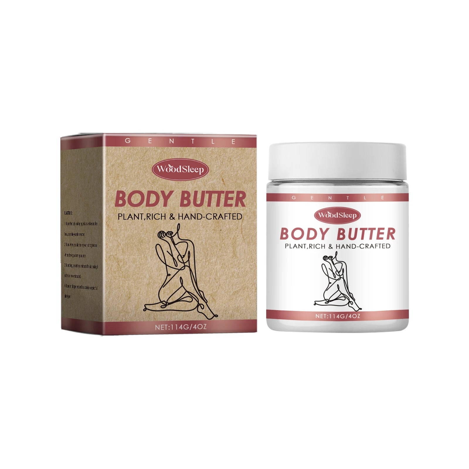 Woodsleep Moisturizing Body Cream Repair Dryness and Roughness Non-greasy Smoothing Firming Reduce Wrinkle Darkness Body Butter
