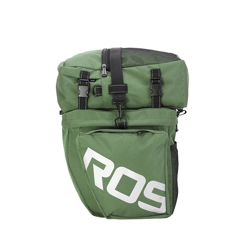 14892 14892SA SMountain Road Bicycle Bike 3 in 1 Trunk Bags Cycling Double Side Rear Rack Tail Seat Pannier Pack Luggage Carrier