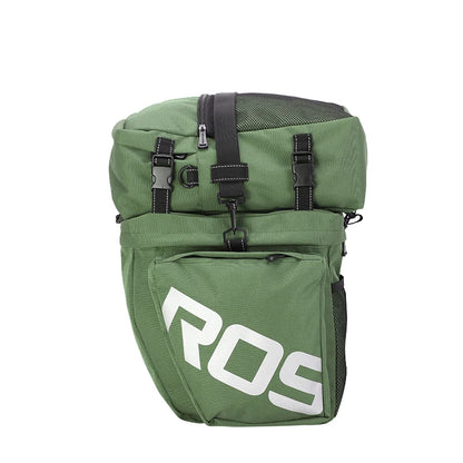 14892 14892SA SMountain Road Bicycle Bike 3 in 1 Trunk Bags Cycling Double Side Rear Rack Tail Seat Pannier Pack Luggage Carrier