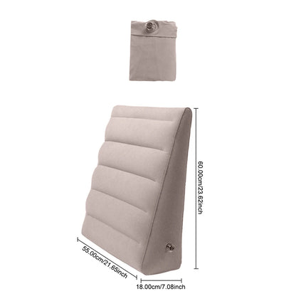 For Travel Camping Sleeping PVC Wedge Pillow Knee Cushion Portable Inflatable Back Pillow Foot Pillow Elevation Leg Pillows
