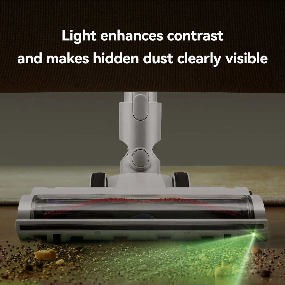 Cordless Handheld Vacuum Cleaner 27Kpa 250W 60Mins Touch Screen Rechargeable Vacuum Cordless for Pet Hair Carpet Hardwood Floor