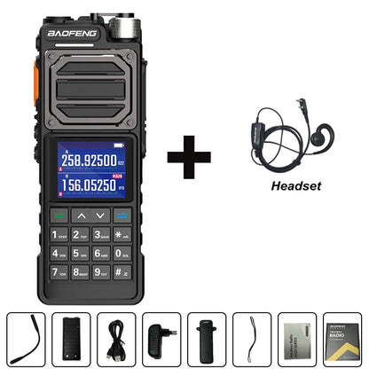 BAOFENG UV-25M Ham Radio High Powerful Tactical Walkie Talkie Full Band 10W Type-C 999CH 2 Way Radio BAOFENG NEW Upgrade UV-25