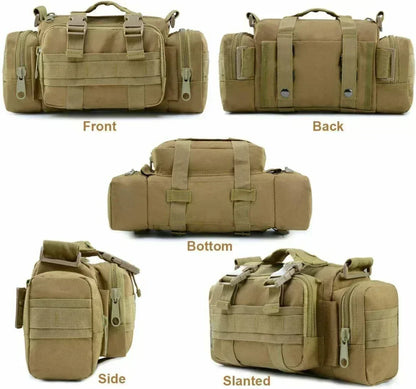 Tactical Military Molle Chest Fanny Pack Backpack Camping Hiking Climbing Travel Bag Crossbody Backpack Multifunctional Handbag
